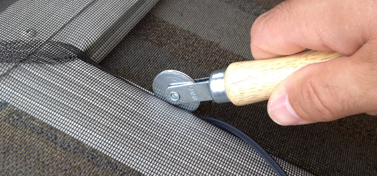 metal screen door repair in Marina